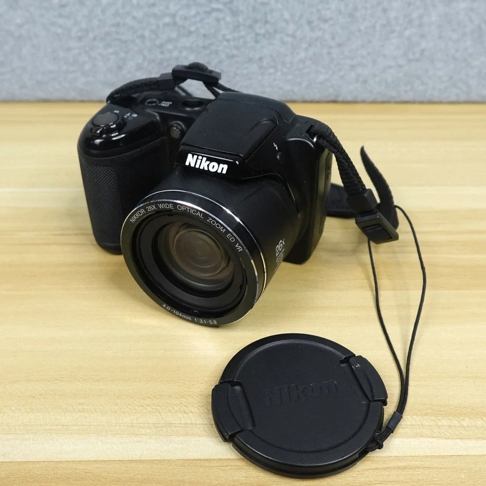 Nikon Coolpix L330 20.2MP Digital Bridge Camera 26x Optical Zoom Black - Tested
